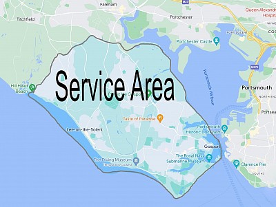 Service area map